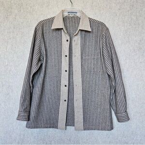 Vintage Pharos Men's Wool Blend Shirt Jacket Button Down Sz Large